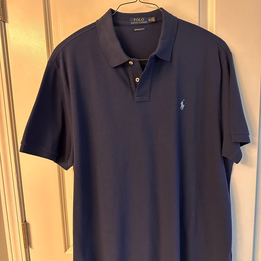 Ralph Lauren Blue Custom Slim Fit